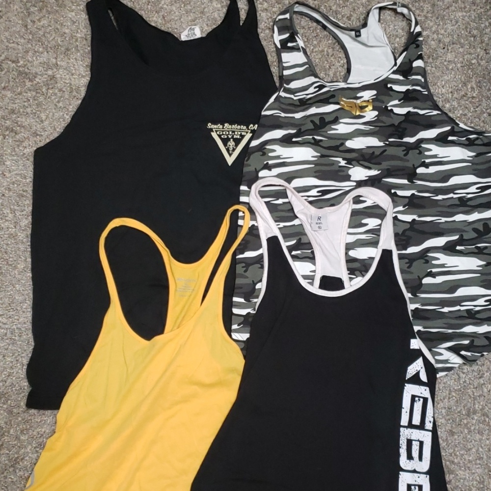 Gym tank tops worn once